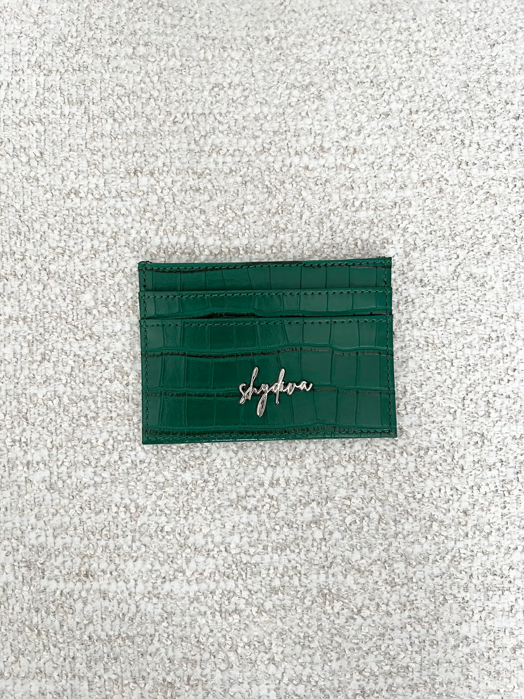 timeless card holder | hunter green
