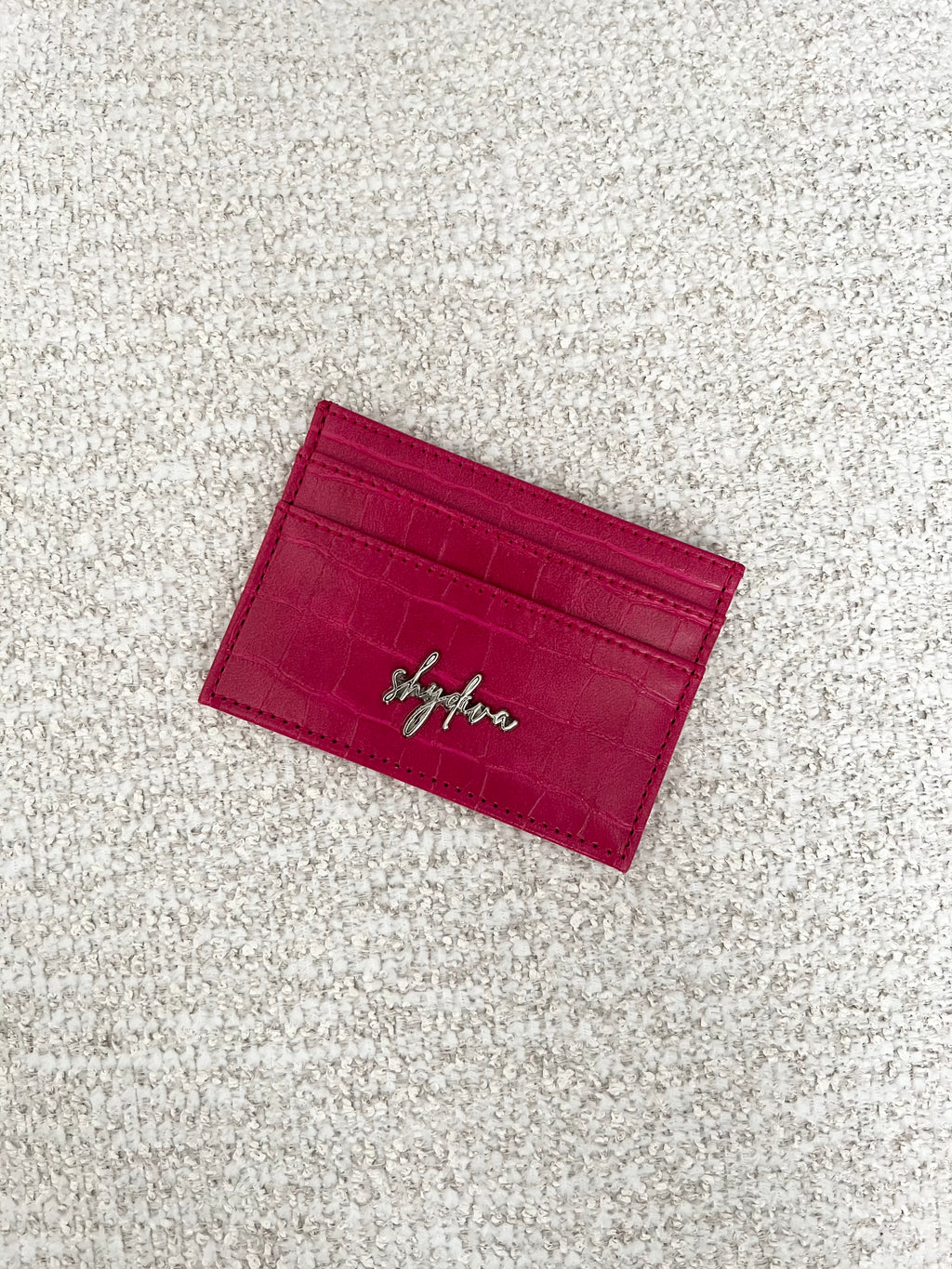 timeless card holder | hot pink