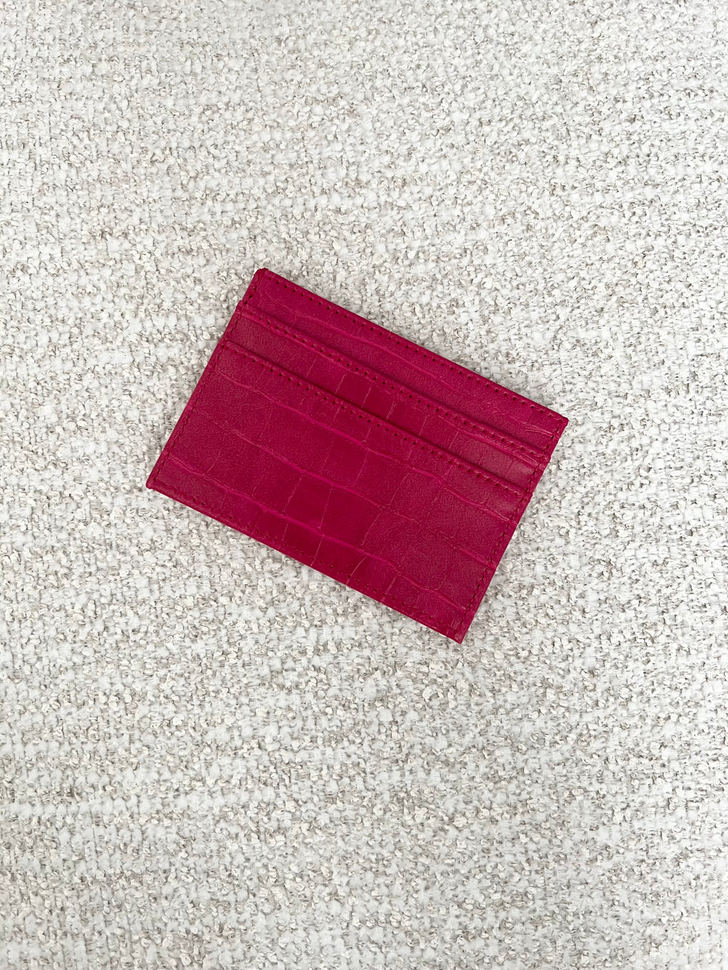 timeless card holder | hot pink