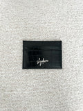 timeless card holder | black/silver