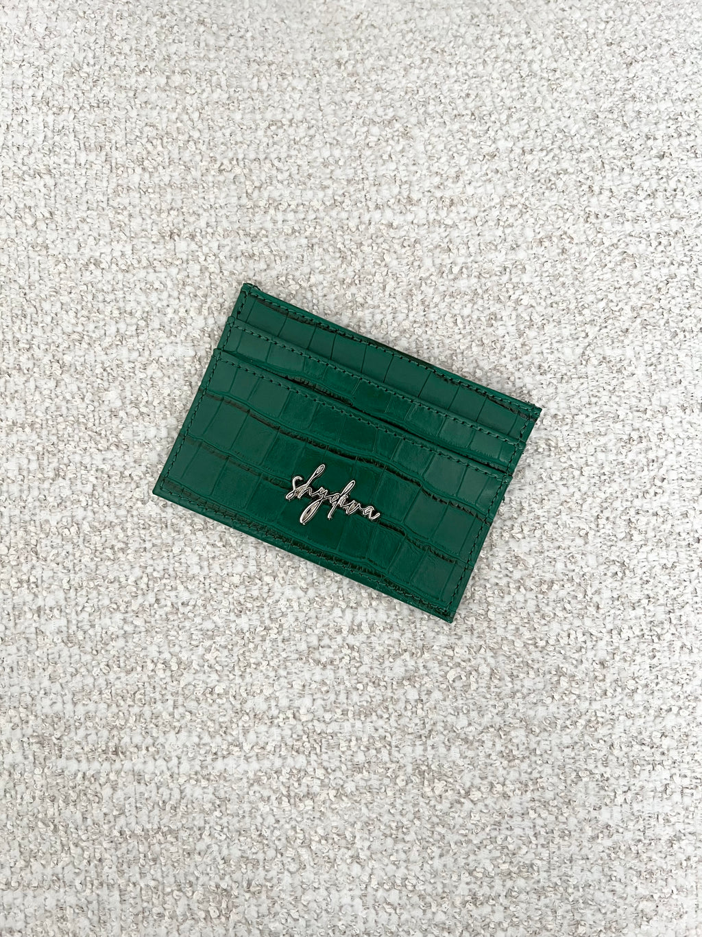 timeless card holder | hunter green